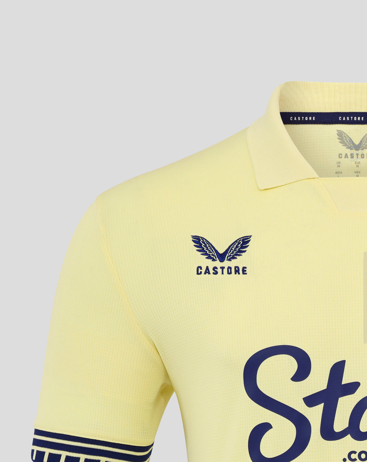 Everton FC 25/26 Men's Away Short Sleeve Shirt - Pastel Yellow