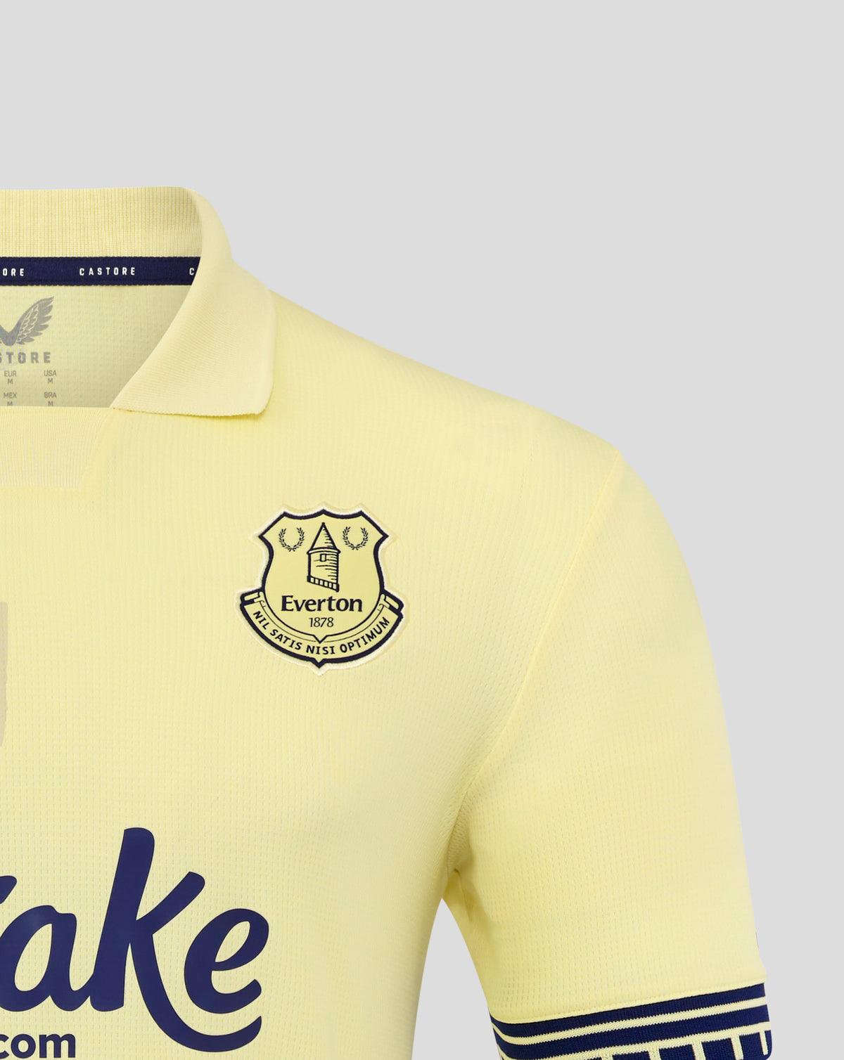 Everton FC 25/26 Men's Away Short Sleeve Shirt - Pastel Yellow