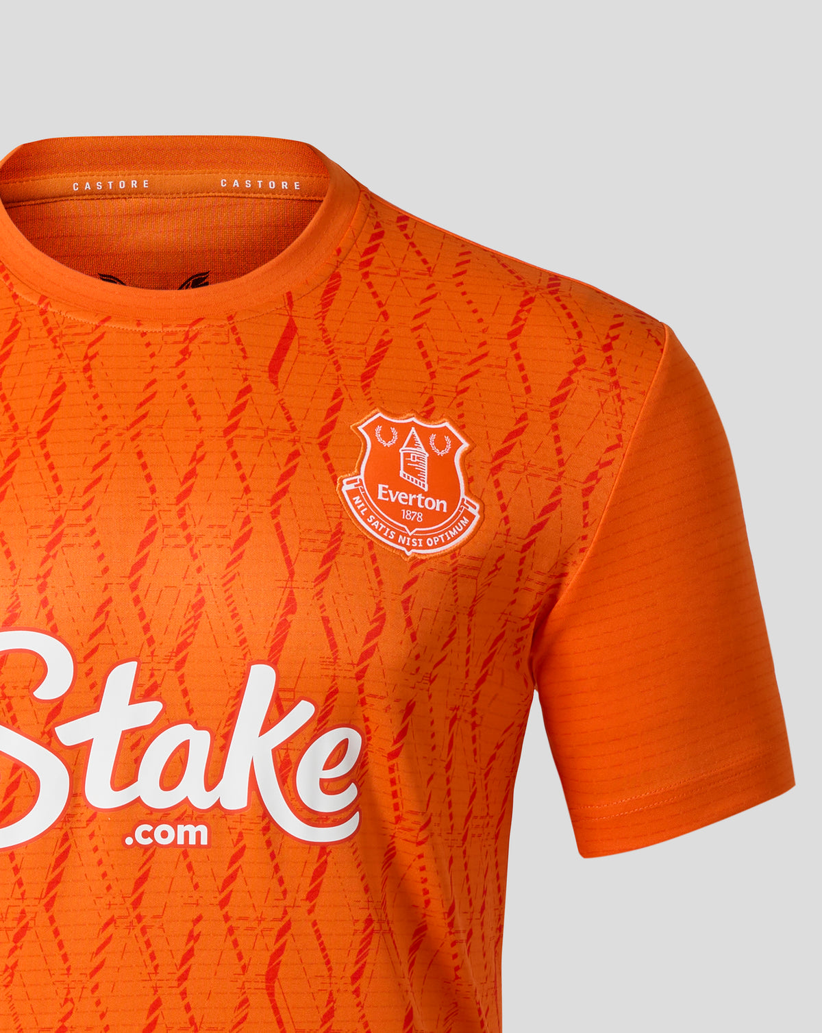 Everton FC Herren 25/26 Ausweich Goalkeeper Trikot Sleeve Trikot – Red Orange - Rotorange/Orange
