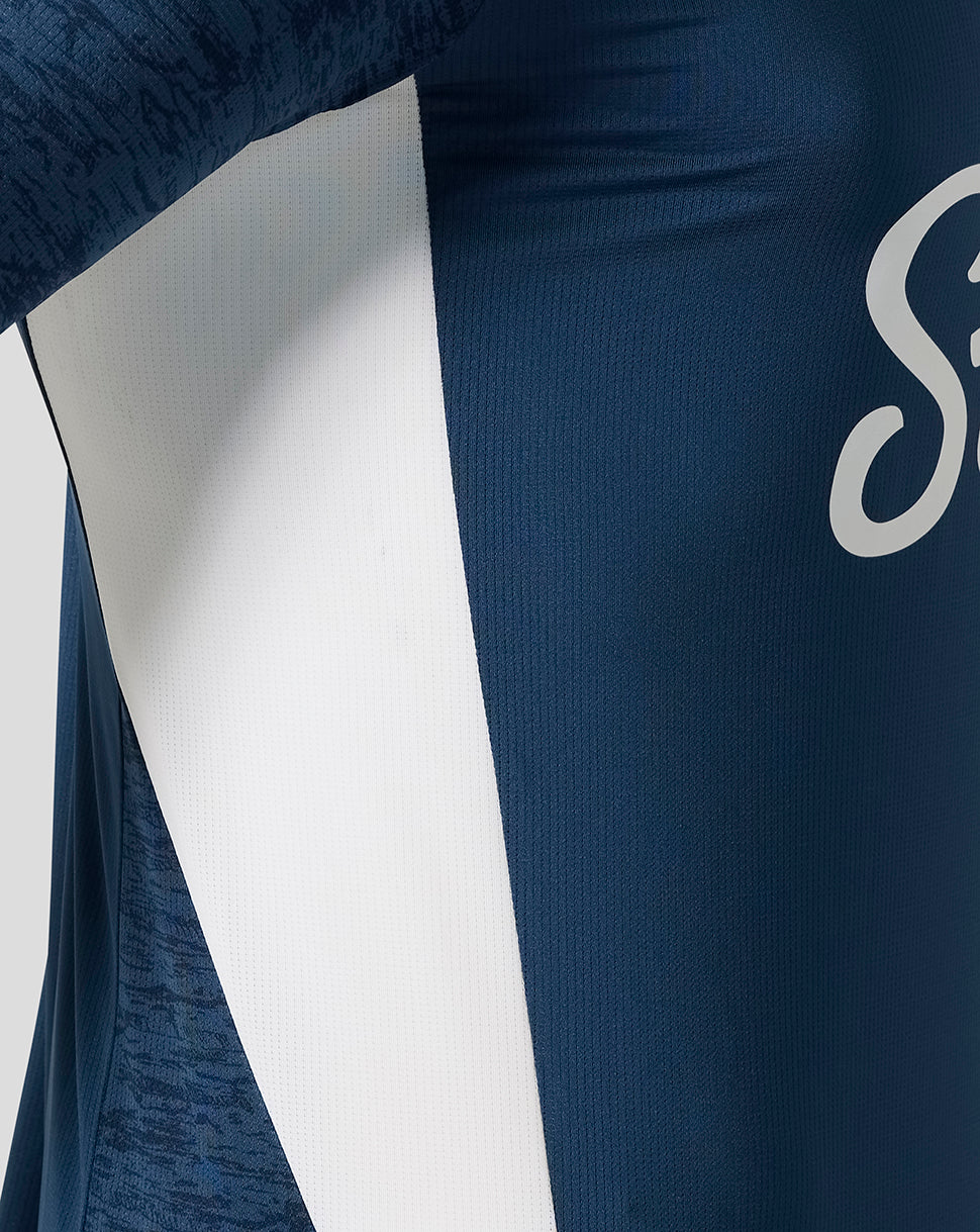 Camiseta Performance de manga corta Everton FC 25/26 de hombre – Moonlit Ocean - Moonlit Ocean/Blanco brillante