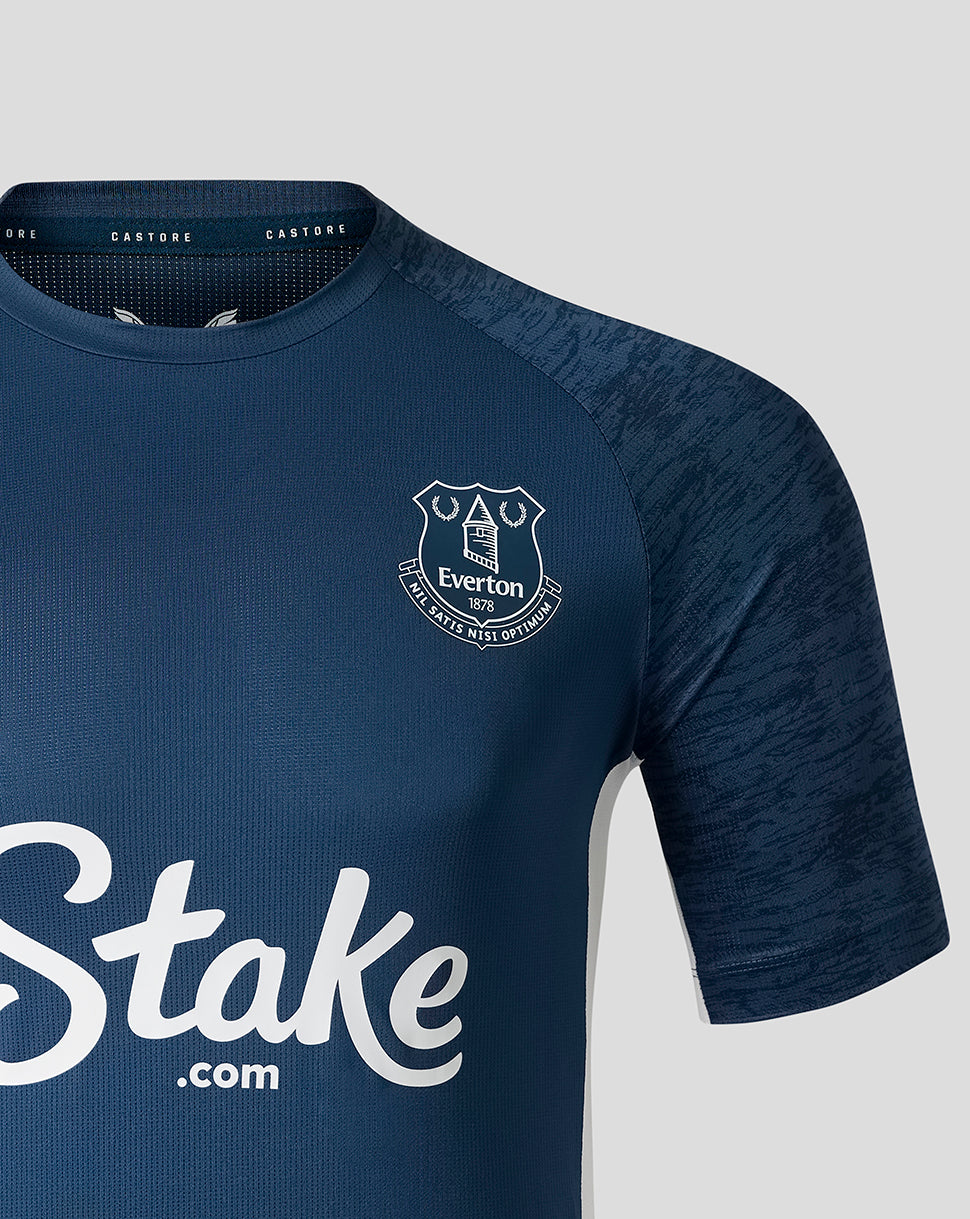 Camiseta Performance de manga corta Everton FC 25/26 de hombre – Moonlit Ocean - Moonlit Ocean/Blanco brillante