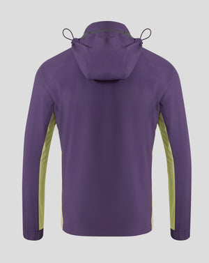 Everton FC Men's 25/26 Performance Packable Hood Shower Jacket - Loganberry