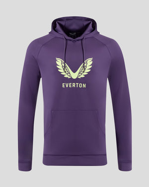 Everton FC Men's 25/26 Presentation Scuba Logo Hoodie - Loganberry