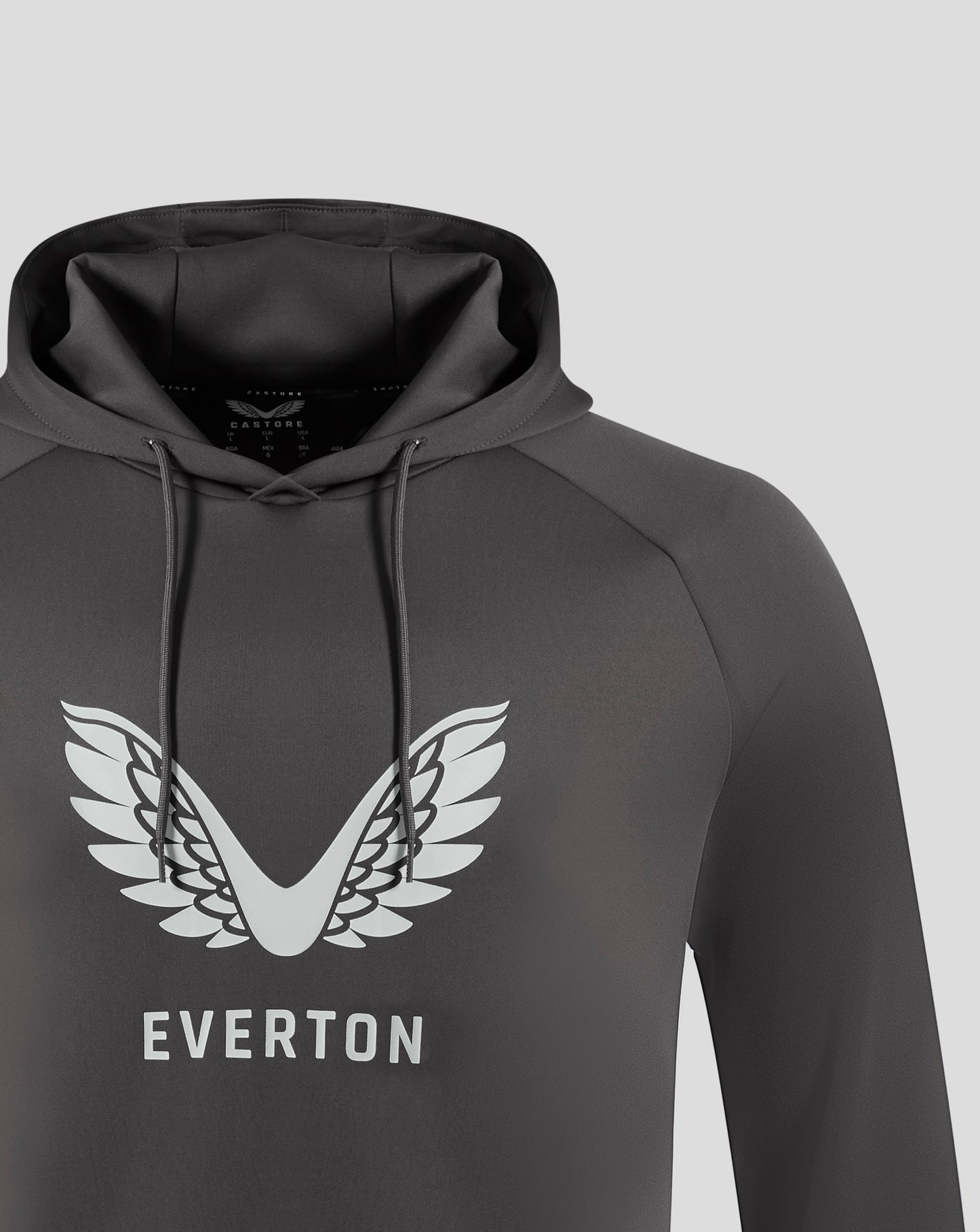Everton FC Men's 25/26 Presentation Scuba Logo Hoodie - Thunderstorm