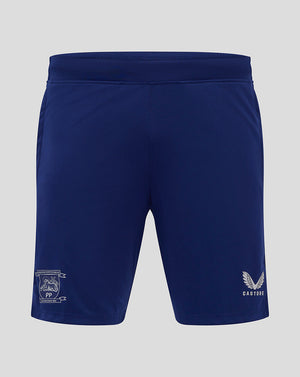 Preston Junior 25/26 Training Knit Shorts with Pockets - Blue