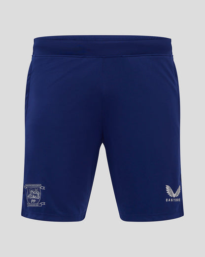 Preston Men's 25/26 Training Knit Shorts with Pockets - Blue