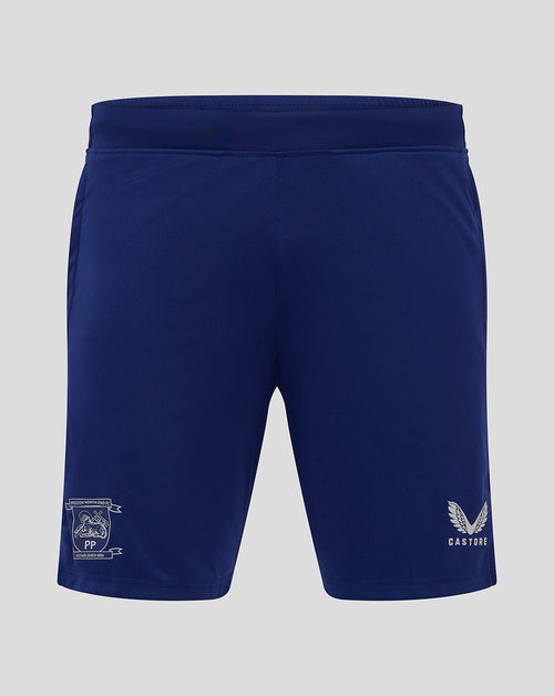 Preston Men's 25/26 Training Knit Shorts with Pockets - Blue