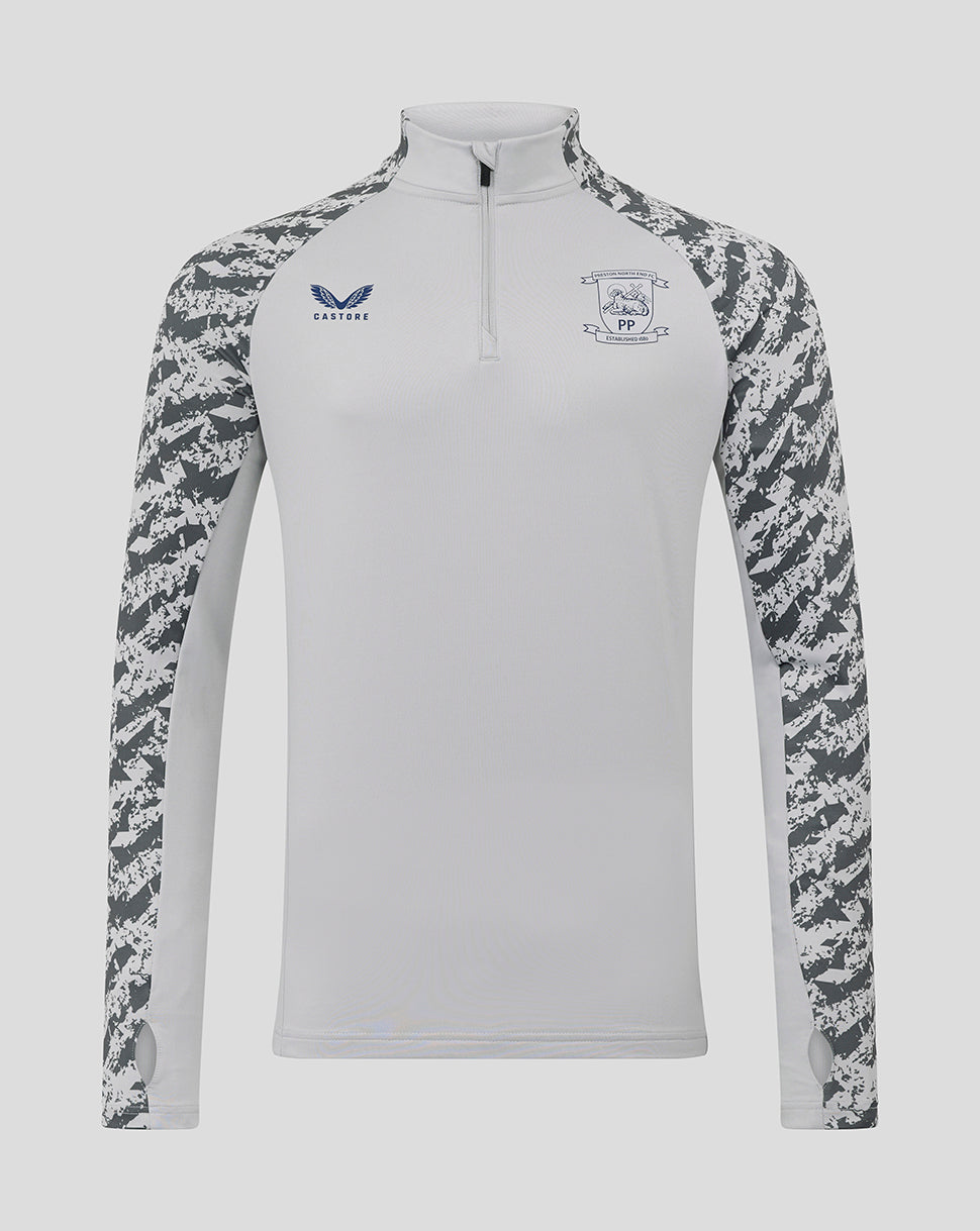 Preston Men's 25/26 Training Midlayer Top - Grey