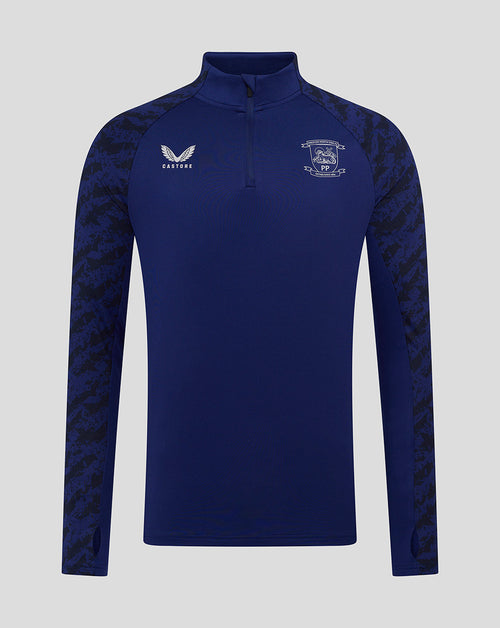 Preston Men's 25/26 Training Midlayer Top - Blue