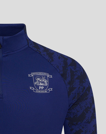 Preston Junior 25/26 Training Midlayer Top - Blue