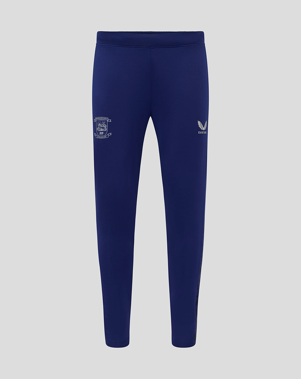 Preston heren 25/26 gebreide trainingsbroek zonder zakken – blauw - Blueprint