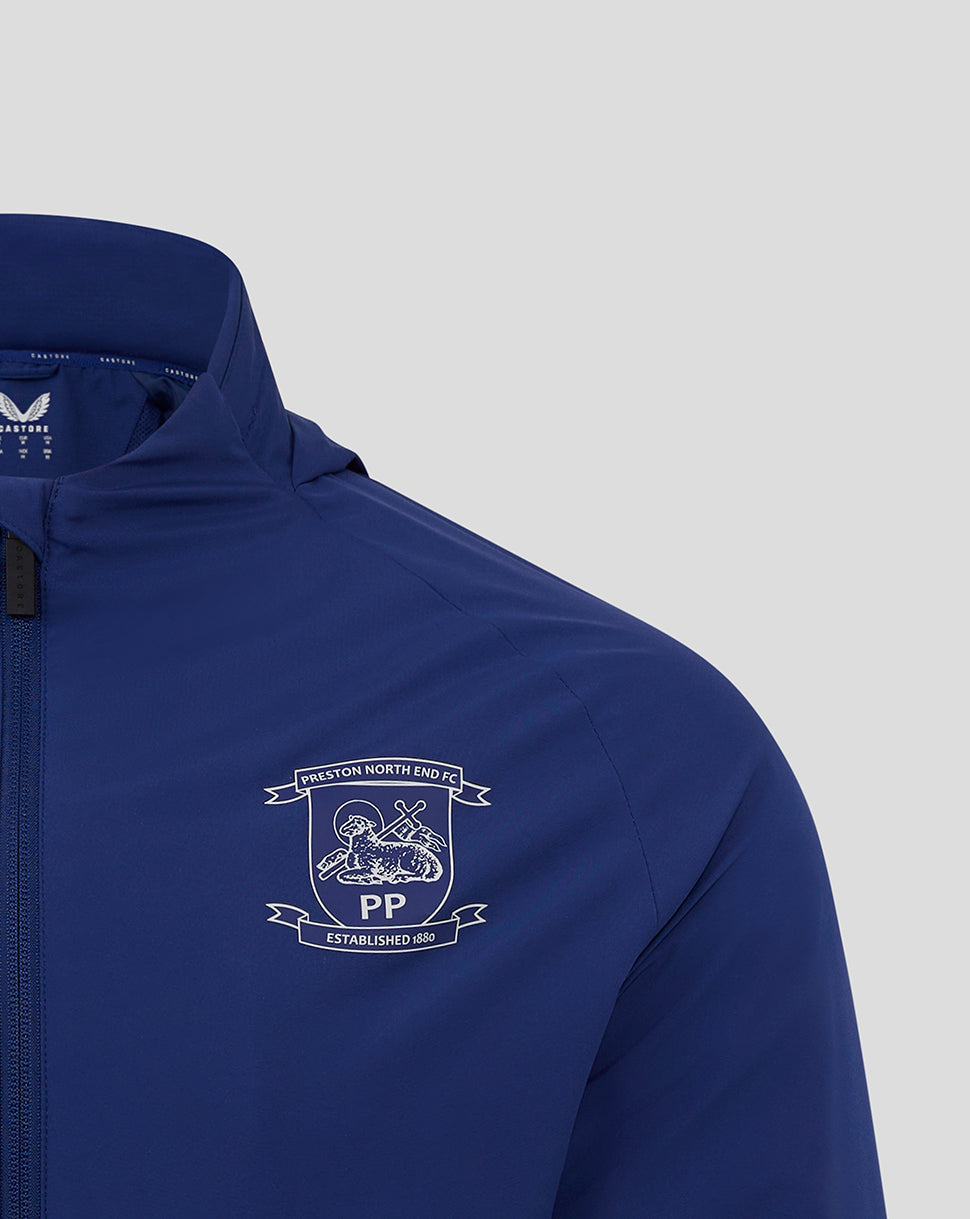 Preston North End Junior 25/26 Training Packable Hood Shower Jacket