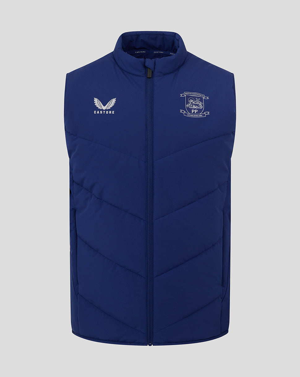 Preston North End Men's 25/26 Training Gilet - Blueprint