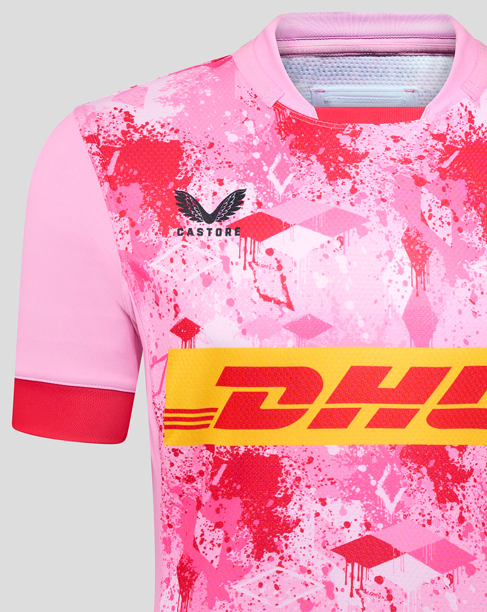 Camiseta Harlequins Hombre 25/26 Visitante Pro - Pink Frosting/Barberry