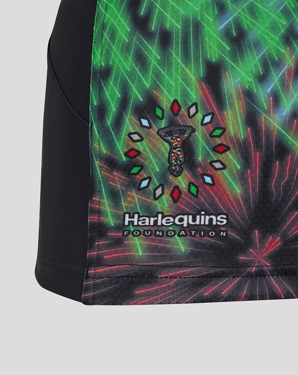 Harlequins Men's 25/26 Big Game Pro Shirt - Caviar/Classic Green