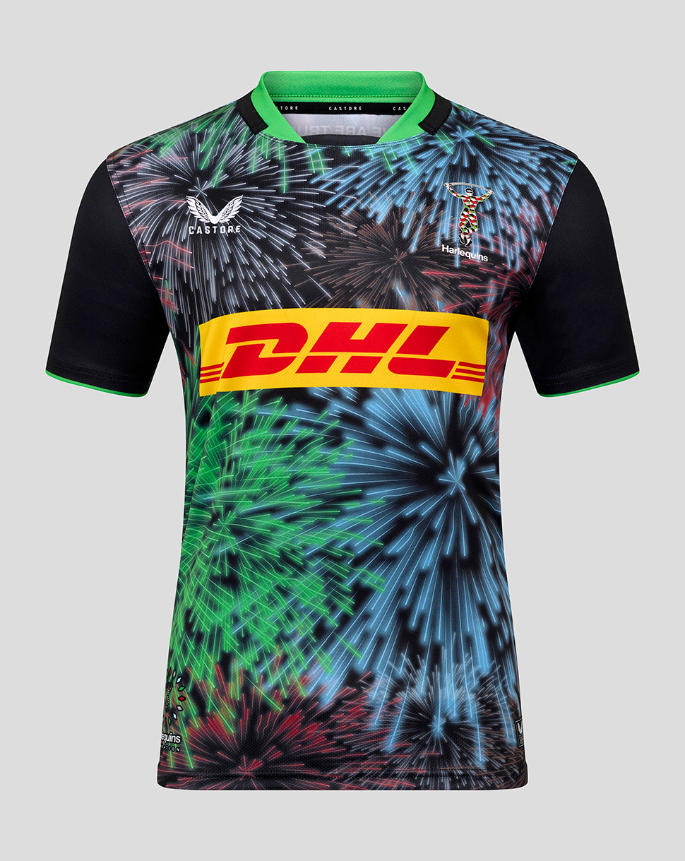 Harlequins Herren 25/26 Big Game Replica Trikot - Caviar/Classic Green