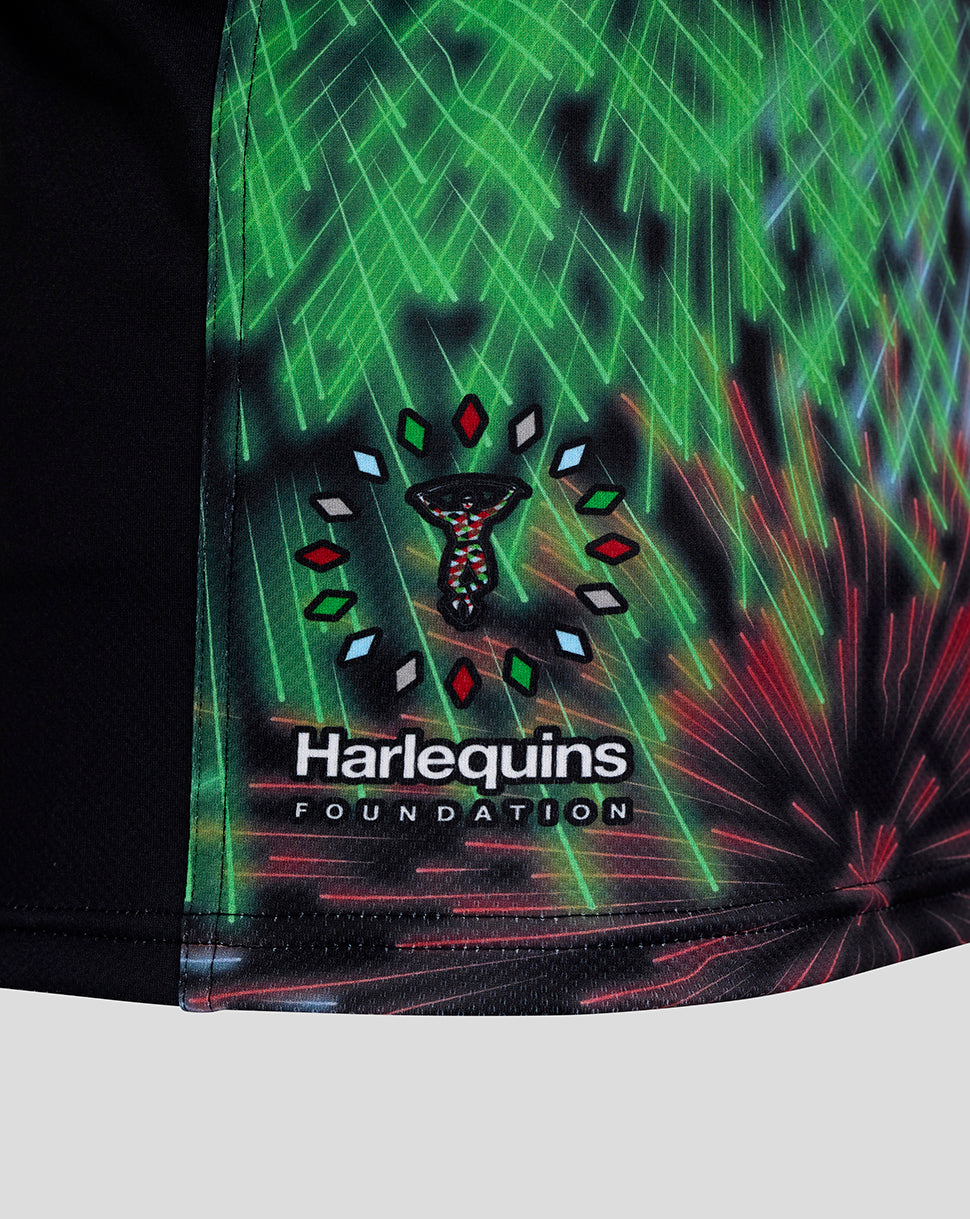 Harlequins Herren 25/26 Big Game Replica Trikot - Caviar/Classic Green