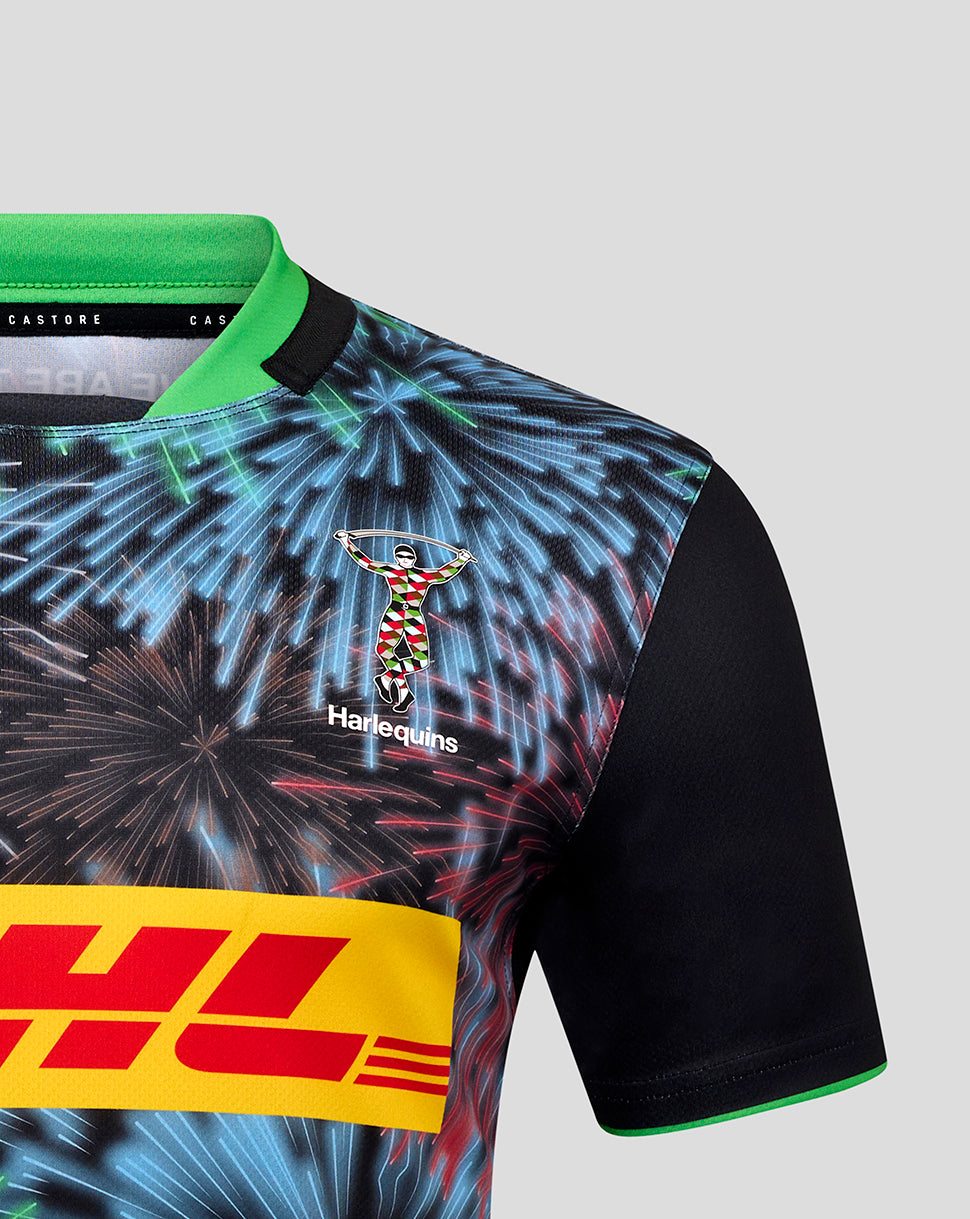 Harlequins Herren 25/26 Big Game Replica Trikot - Caviar/Classic Green