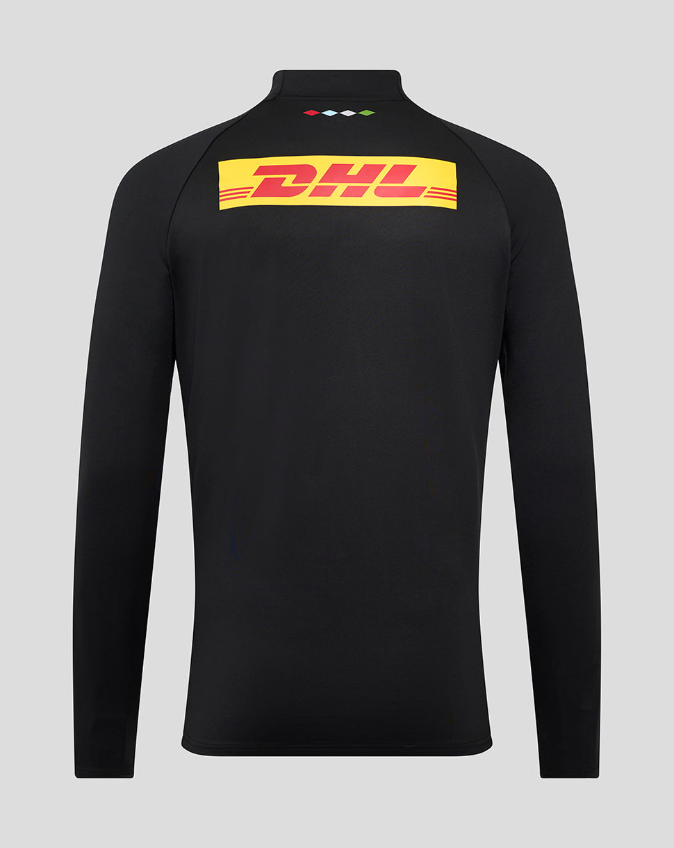 Harlequins Men's 25/26 Matchday Quarter Zip Top - Caviar