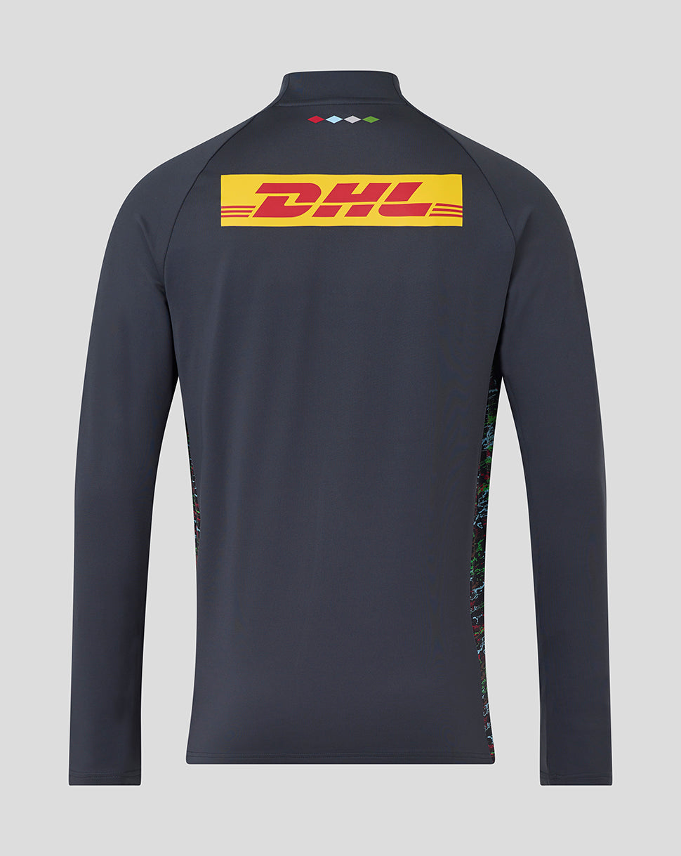 Harlequins Men's 25/26 Training 1/4 Zip - Ebony