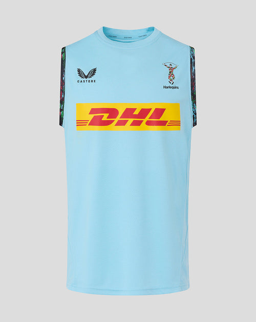 Harlequins Men's 25/26 Training Vest - Sky Blue