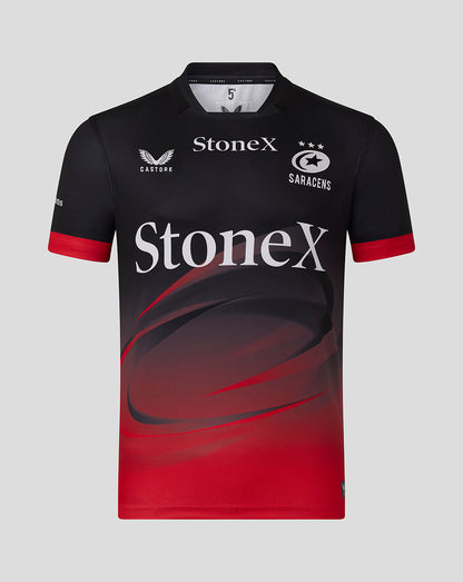 Saracens Mens 25/26 Replica Home Shirt