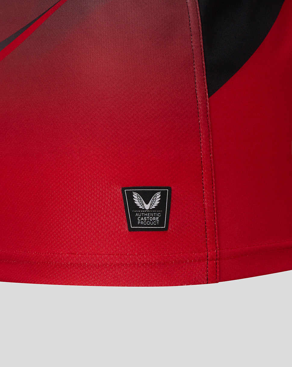 Camiseta Saracens Hombre 25/26 Réplica Local - Caviar/Racing Red