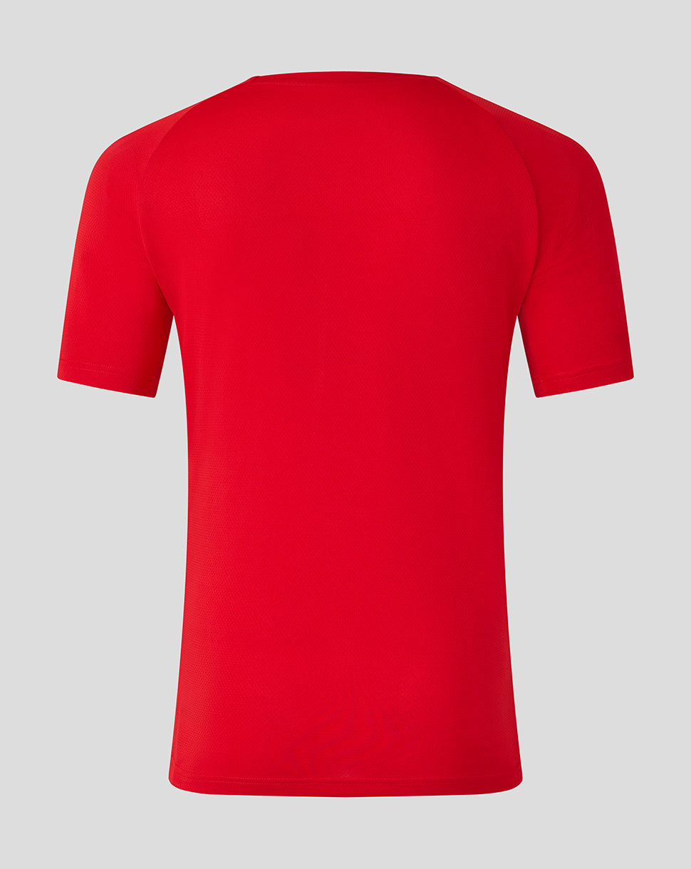 Saracens Men's 25/26 Matchday Short Sleeve Tee - Racing Red