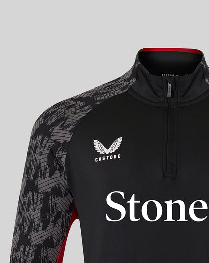 Saracens Men's 25/26 Training 1/4 Zip - Caviar