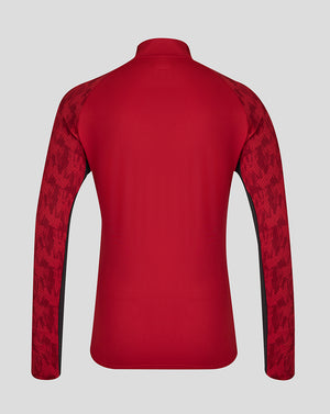Saracens Men's 25/26 Training 1/4 Zip - Rhythmic Red