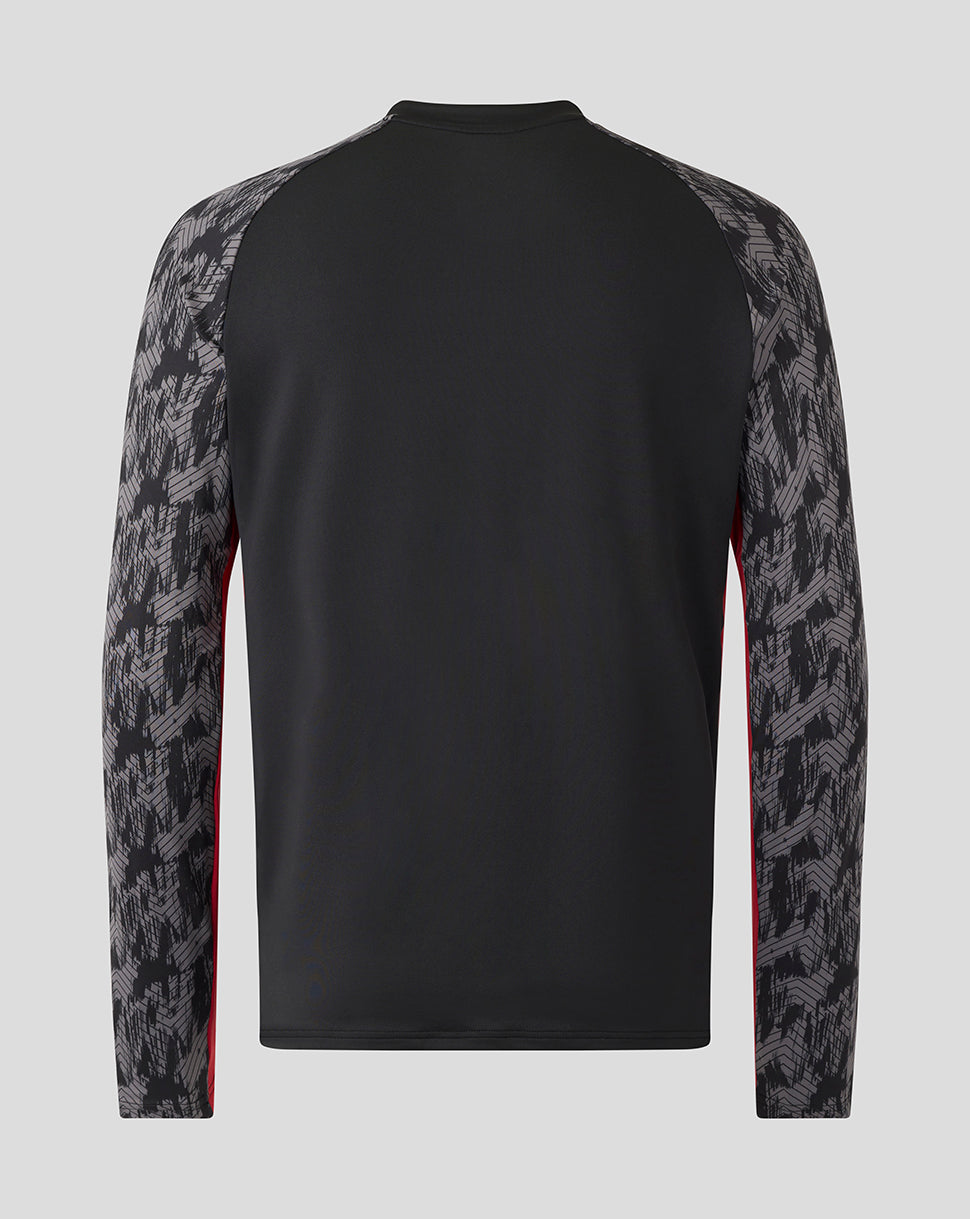 Saracens Men's 25/26 Training Drill Top - Caviar