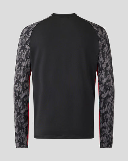 Saracens Men's 25/26 Training Drill Top - Caviar
