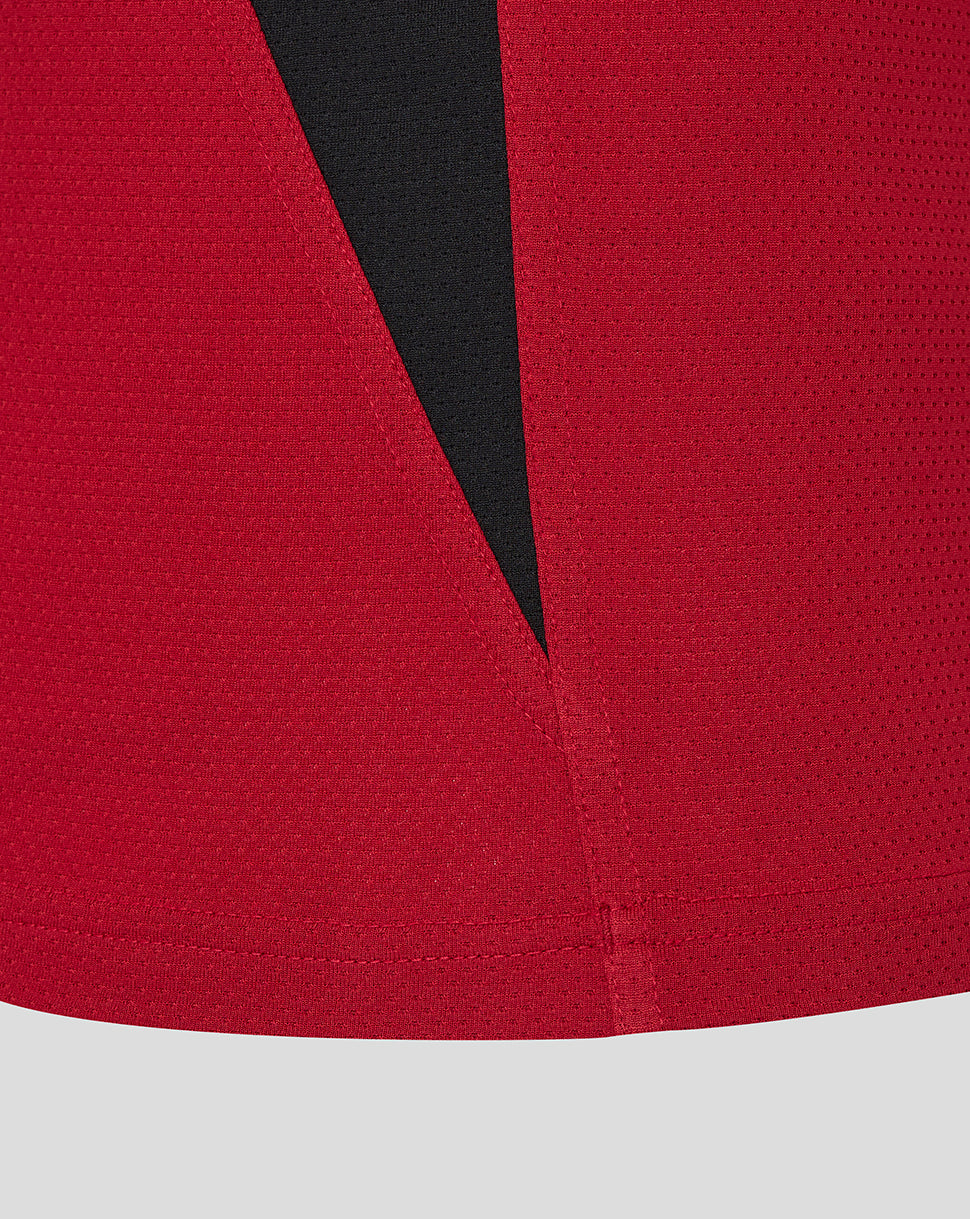Saracens Men's 25/26 Training Short Sleeve Tee - Rhythmic Red