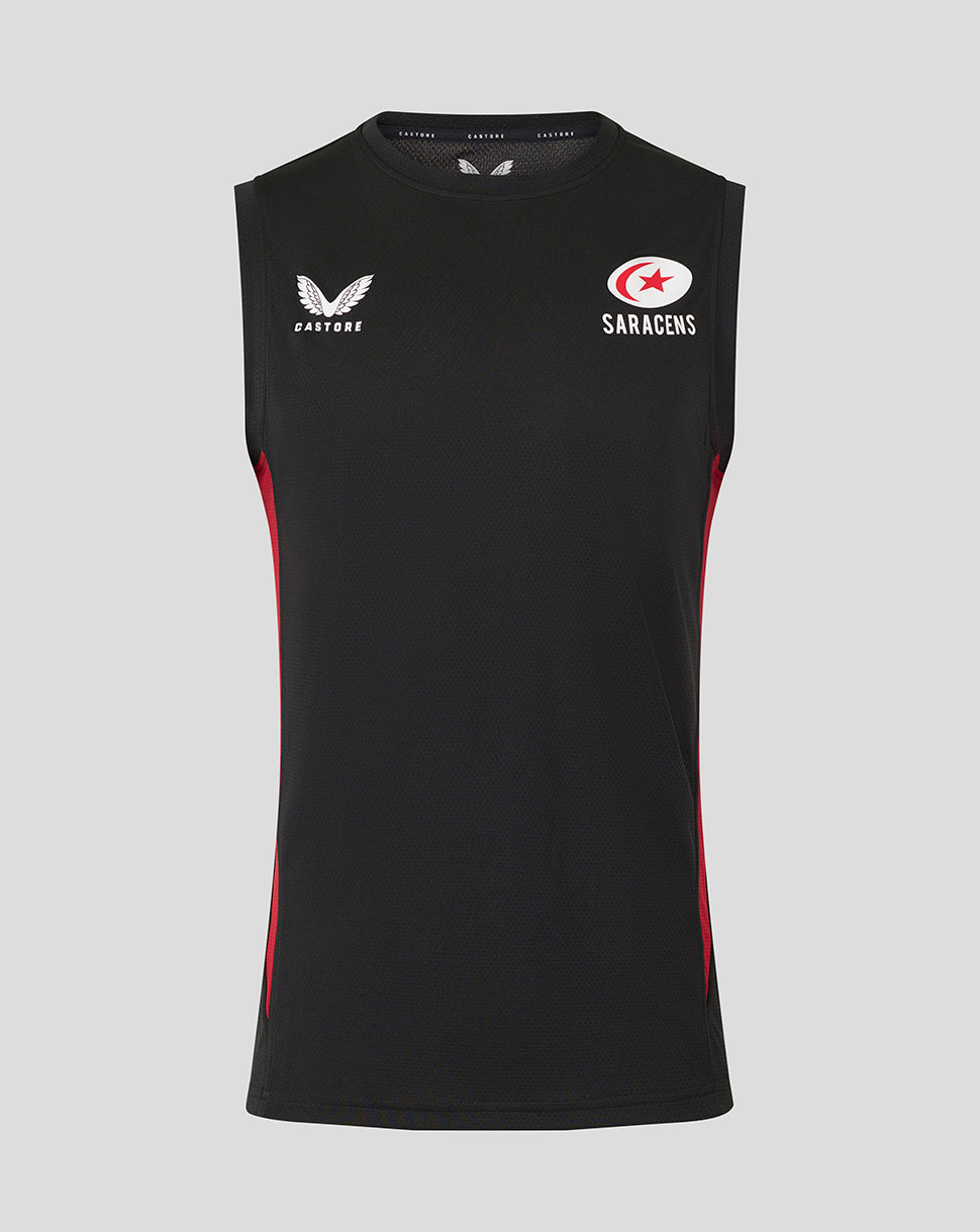 Saracens Men's 25/26 Training Vest - Caviar
