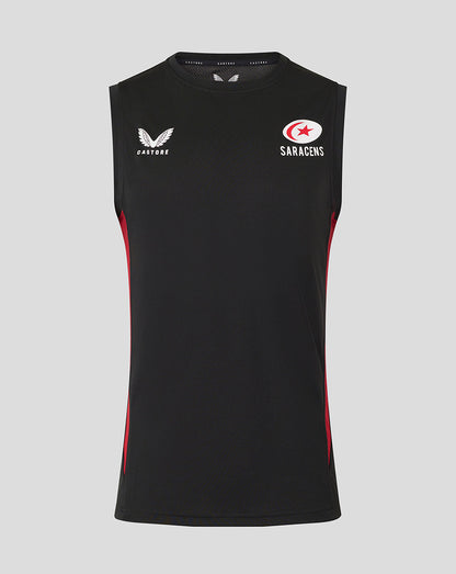 Saracens Men's 25/26 Training Vest - Caviar