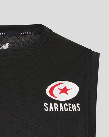Saracens Men's 25/26 Training Vest - Caviar