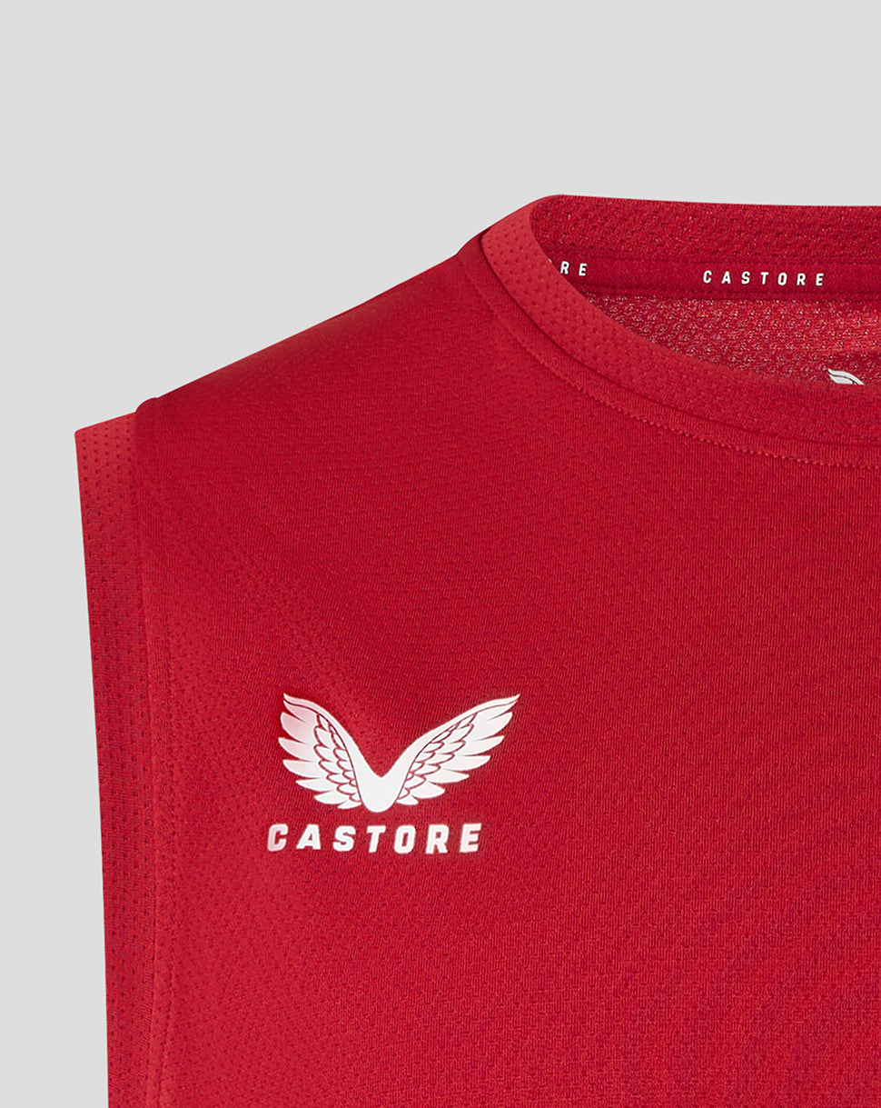 Saracens Men's 25/26 Training Vest - Rhythmic Red