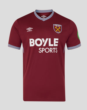 West Ham Men's 25/26 Home Short Sleeve Shirt
