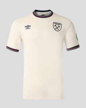 West Ham Men's 25/26 Away Short Sleeve Shirt - White