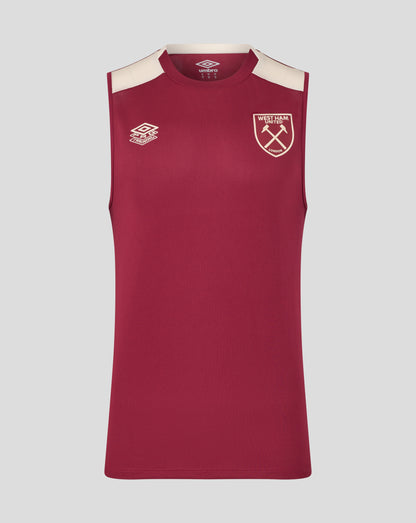 West Ham Men's 25/26 Pro Training Sleeveless Shirt