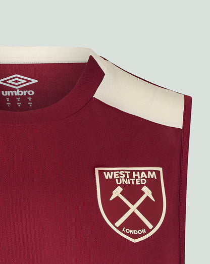 West Ham Men's 25/26 Pro Training Sleeveless Shirt