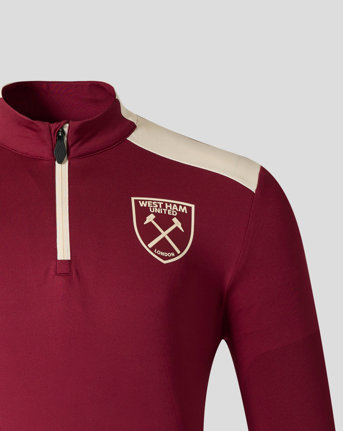 West Ham Herren 25/26 Pro Training Midlayer Oberteil – Rhododendron - Rhododendron/Ecru
