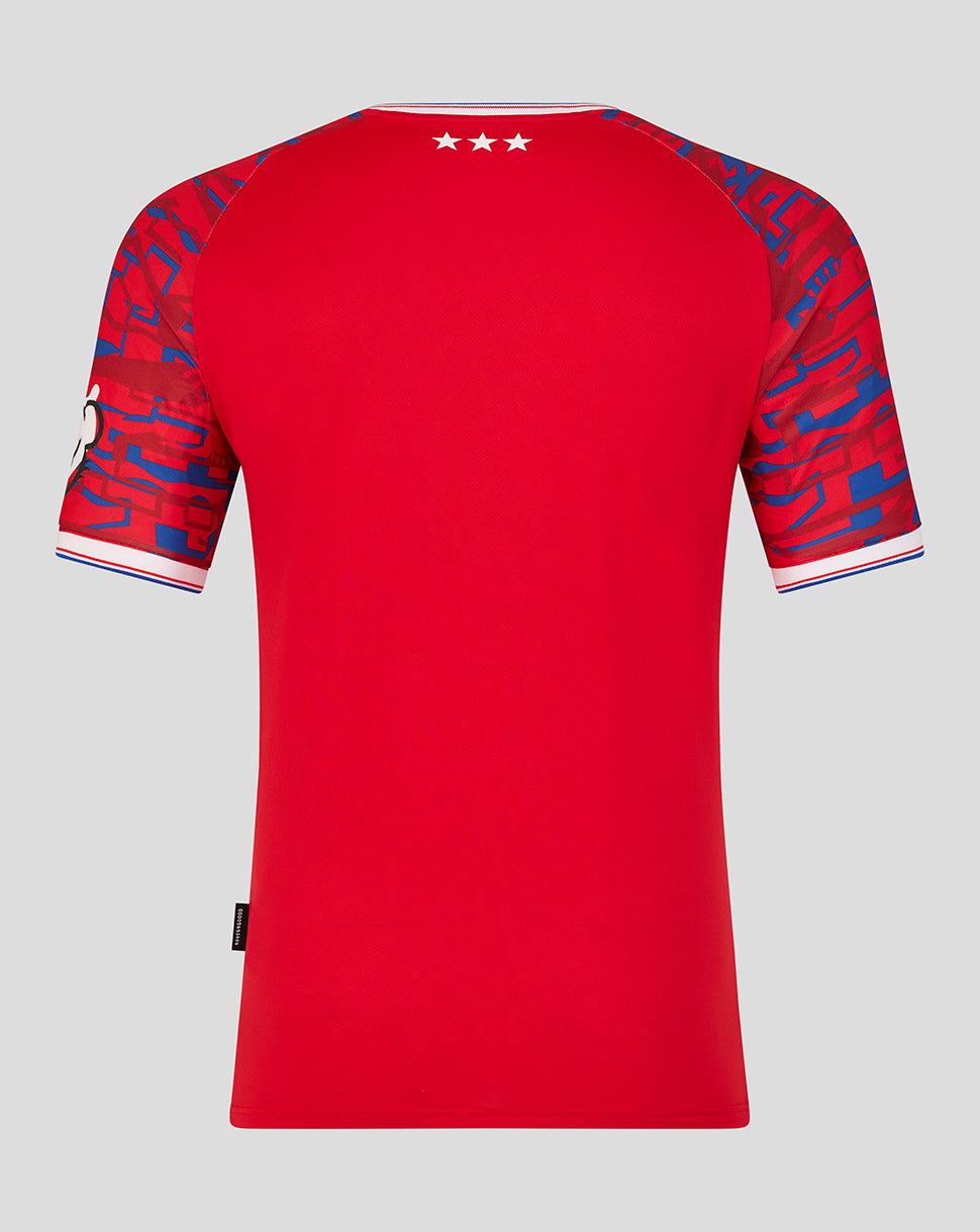 Camiseta visitante de manga corta Ipswich Town 25/26 de hombre - Racing Red/Surf The Web
