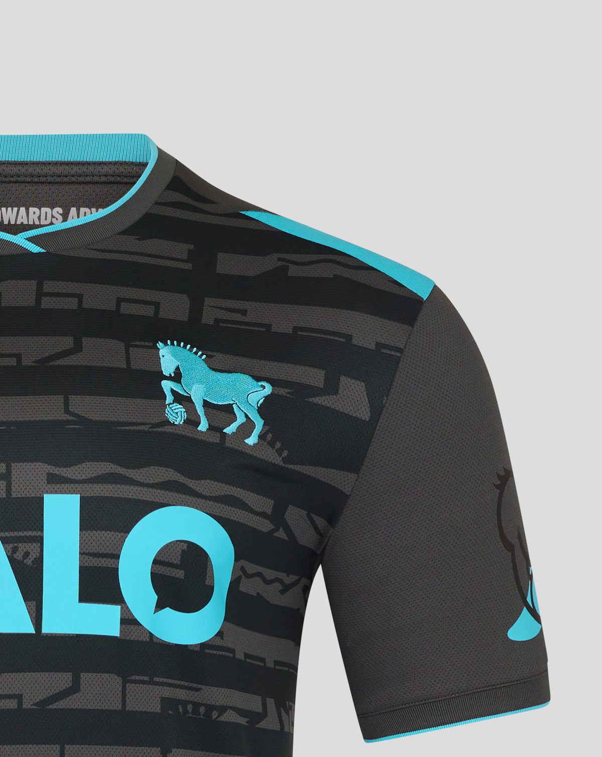 Camiseta tercera equipación de manga corta Ipswich Town 25/26 de hombre - Volcanic Ash