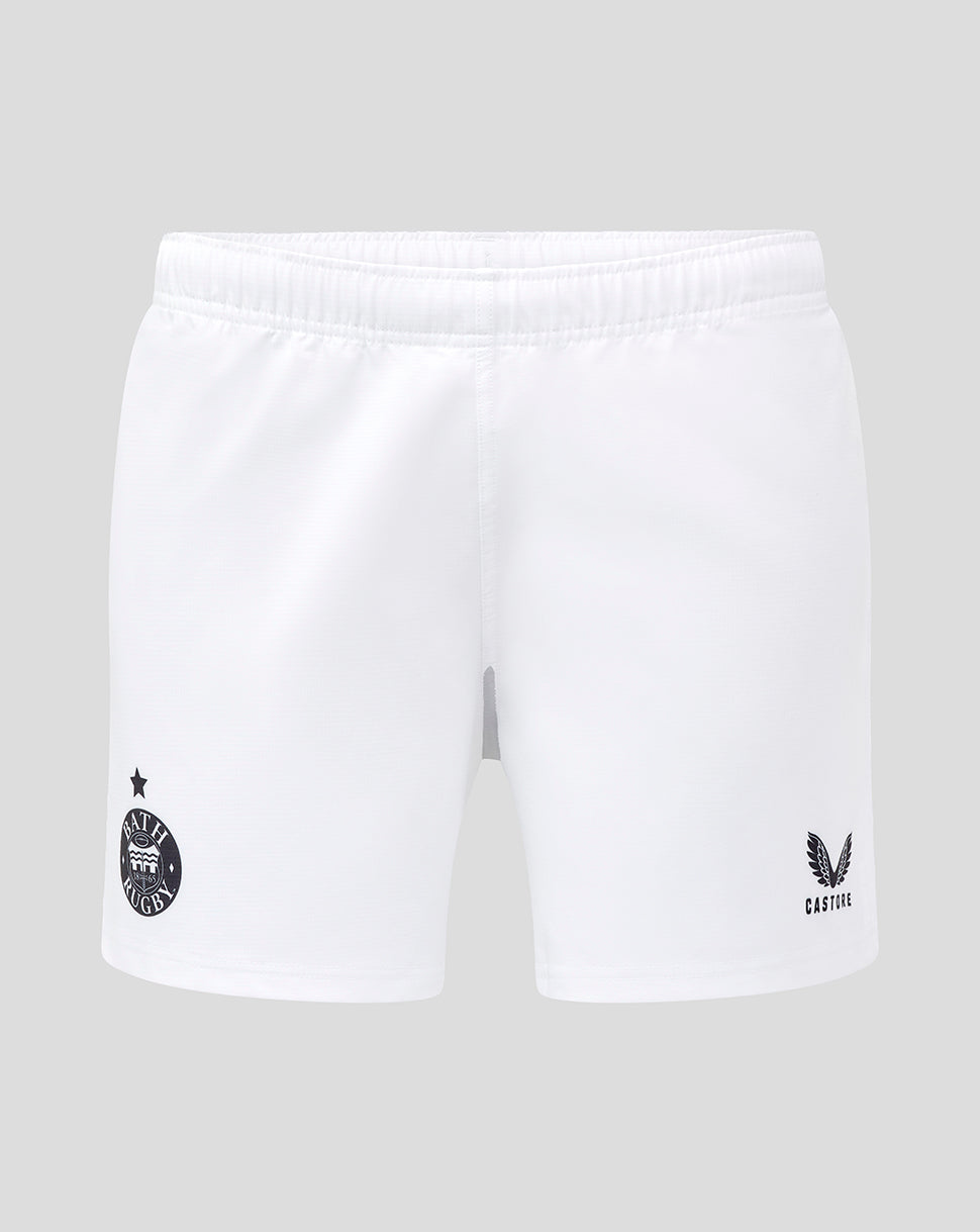 Bath Rugby Men's 25/26 Away Pro Shorts - White/Black