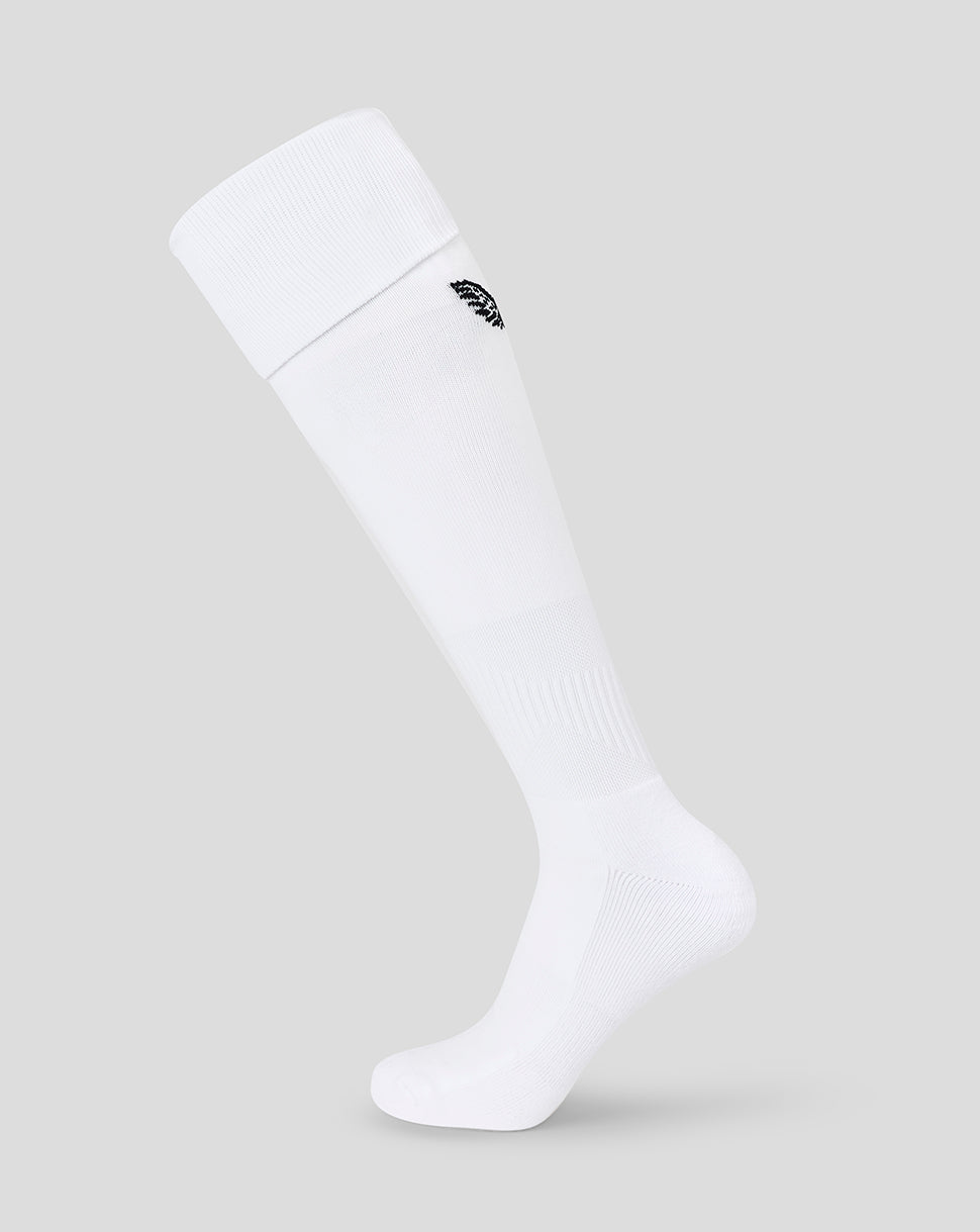 Calcetines Bath Rugby Junior 25/26 Visitante - Blanco/Negro