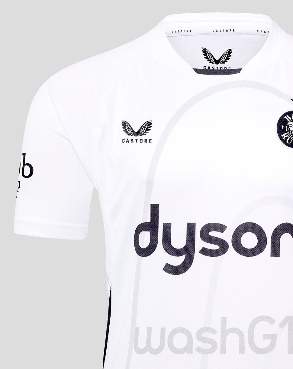 Bath Rugby Men's 25/26 Away Replica Shirt - White/Black