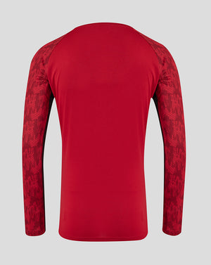 Saracens Men's 25/26 Training Long Sleeve Tee - Rhythmic Red