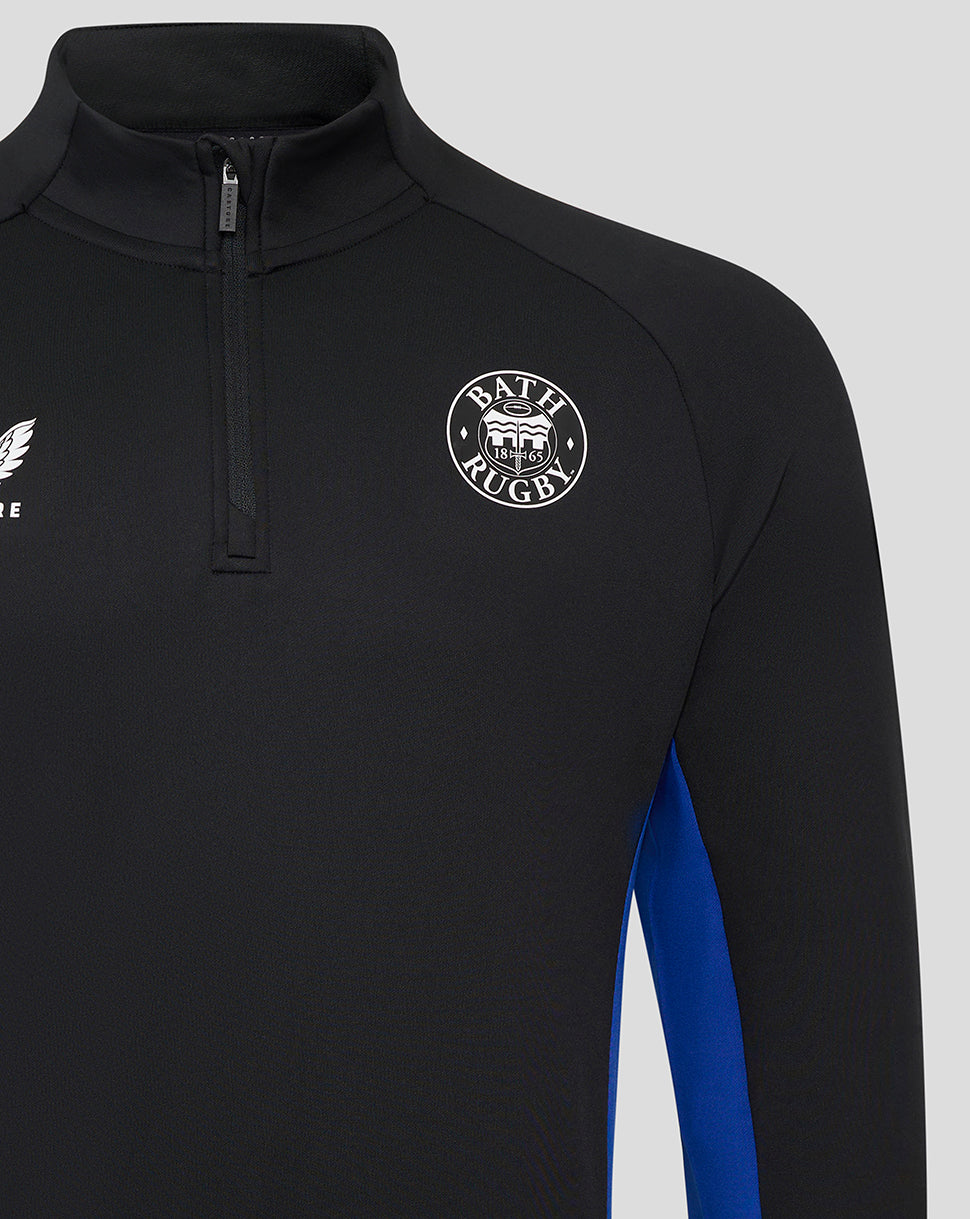 Bath Rugby Men's 25/26 Quarter-Zip Training Midlayer