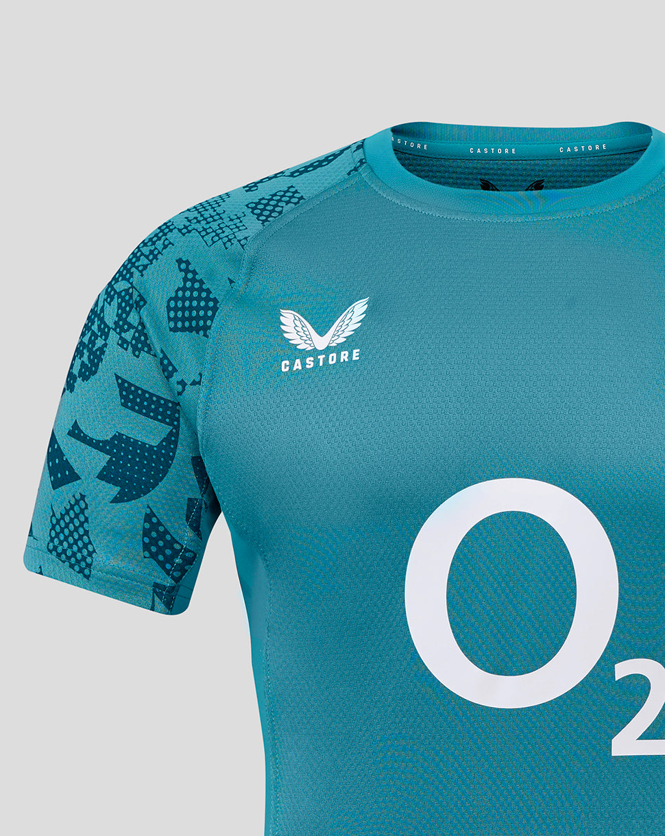 England Rugby Men's Contact Short Sleeve Jersey - Storm Blue